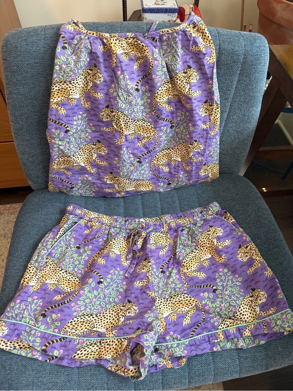 Bagheera Cami Shorts Pajama Set - Purple